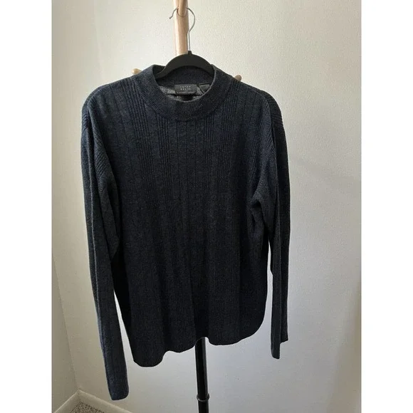 VTG Crazy Horse Liz Claiborne Off White Sweater Size Large - Picture 1 of 10